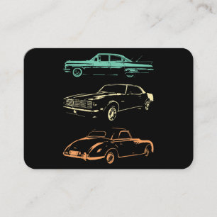 Carte De Visite Voitures Vintage - 80s & 90s Graphic Retro