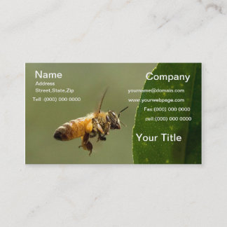 Carte de visite volant de Bumble Bee