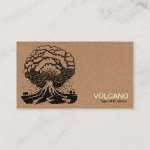 Carte De Visite Volcan - Boîte en carton