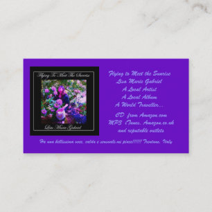 Carte De Visite Voler pour rencontrer le lever de soleil