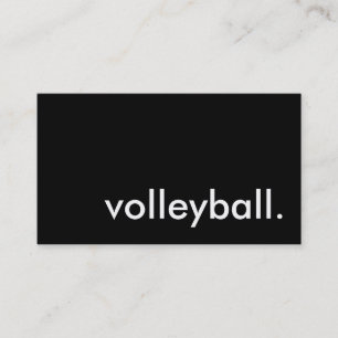 Carte De Visite volleyball.