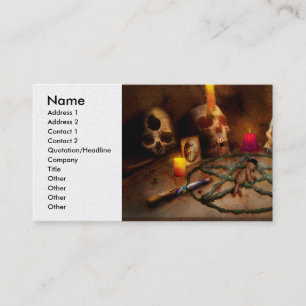 Carte De Visite VooDoo - Le pouvoir de Voodoo