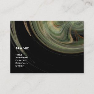 Carte De Visite VORTEX CLAIR - orange gris blanc noir