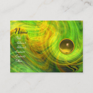Carte De Visite VORTEX LÉGER TOPAZ vert jaune orange bleu