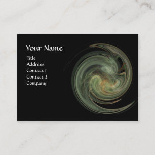 Carte De Visite VORTEX LUMINEUX, gris noir vif