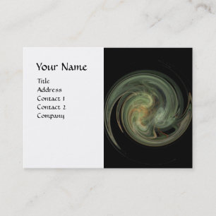 Carte De Visite VORTEX LUMINEUX, gris noir vif