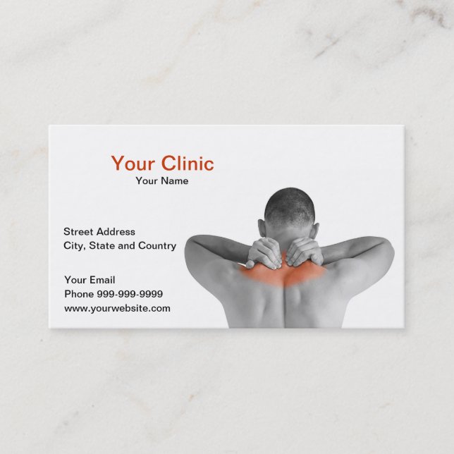 Carte De Visite votre clinique (Devant)