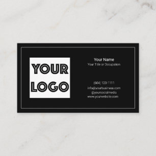 Carte De Visite Votre code QR personnalisé de marketing avec logo