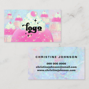 Carte De Visite votre magasin de pâtisserie logo