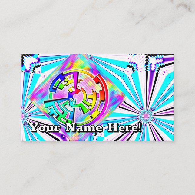 Carte De Visite Votre Nom Ici ! ( vous pouvez modifier les mots ) (Devant)