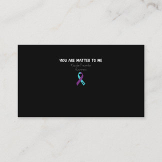Carte De Visite Vous Comptez Pour Moi Prévention Suicide Sensibili