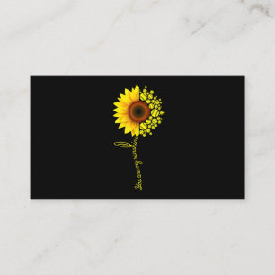 Carte De Visite Vous Êtes Mon Sunshine Sunflower Softball