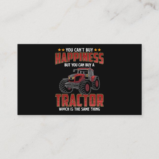 Carte De Visite Vous Ne Pouvez Pas Acheter Le Bonheur Mais Vous Po (Devant)