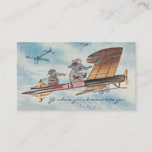 Carte De Visite Voyage de motivation drôle de pilote de