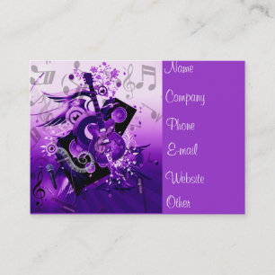 Carte De Visite Voyage de musique_