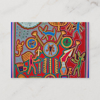 Carte De Visite Voyage tribal maya mexicain de Boho d'art d'Oaxaca