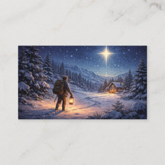 Carte De Visite Voyageur de Fantaisie Libérant des Étoiles