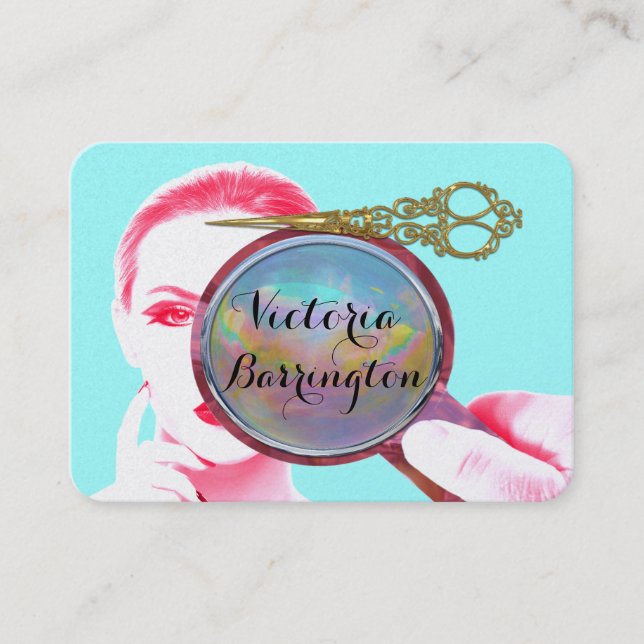 Carte De Visite Voyez le professionnel de perle de beauté (Devant)