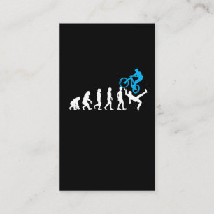 Carte De Visite VTT Evolution Cycliste MTB Funny Biker