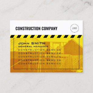 Carte De Visite Vue de construction inspirée du logo