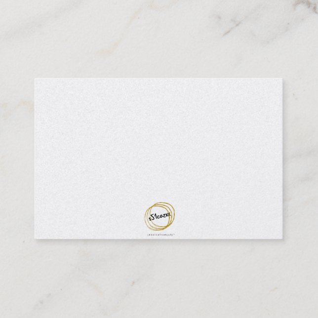 Carte De Visite Vue nocturne depuis le vol (Dos)