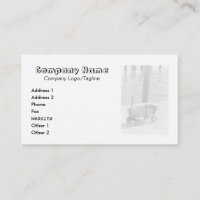 Carte de visite Wagon vintage