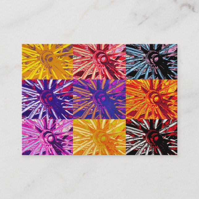 CARTE DE VISITE WAGON WHEEL (Devant)