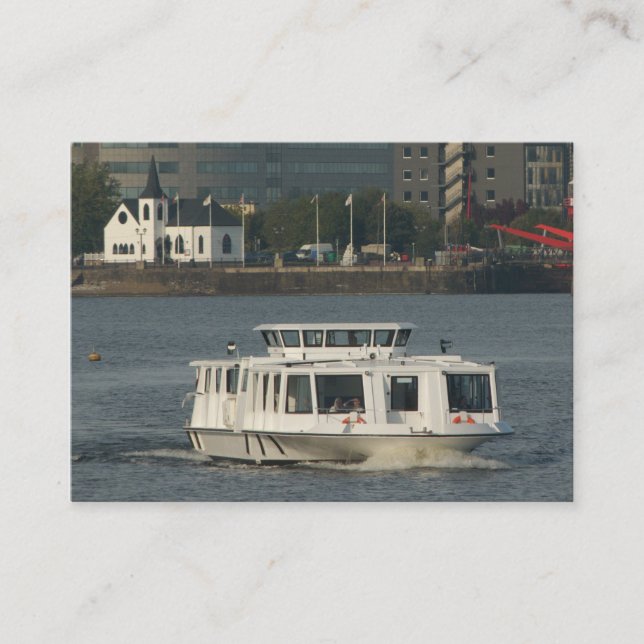 Carte De Visite Water Bus, Cardiff Bay (Devant)