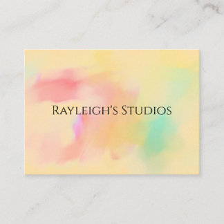 Carte De Visite Watercolor Boho Cottage Shabby Chic Business Card