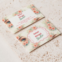 Watercolor Floral Lash Artist Beauty Studio