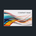 Carte De Visite Wavy Lines Science et technologie modernes<br><div class="desc">Conception professionnelle recto-verso pour votre entreprise high-tech, professionnels et plus encore. Pour modifier le texte, utilisez l'option personnaliser. Pour des modifications plus étendues du texte, telles que des modifications de la police, de la couleur de police ou de la disposition du texte, choisissez l'option personnaliser. Ce design peut être demandé...</div>