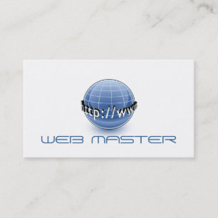 Carte De Visite Web Developer Master Designer Computer Tech