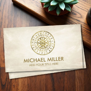 Carte de visite Web of Wyrd et Alphabet Runique