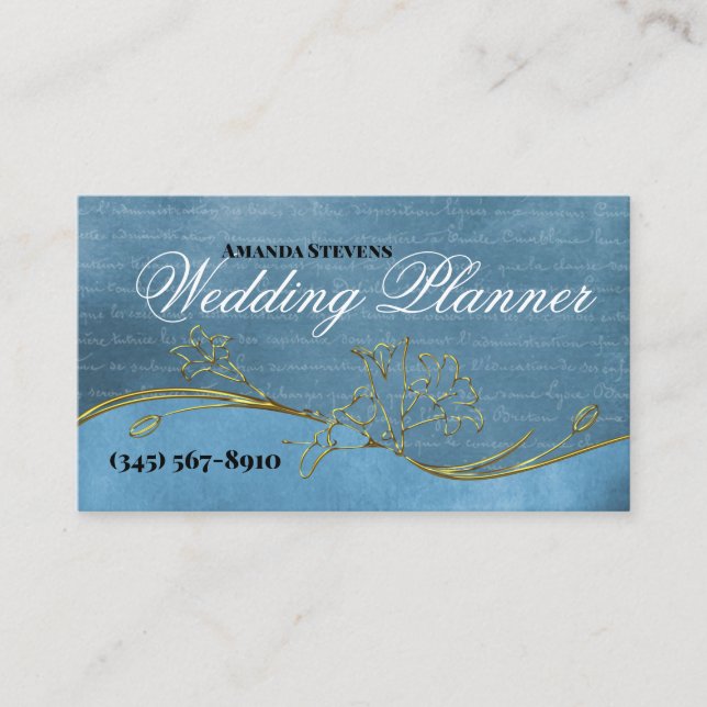 Carte De Visite Wedding planner (Devant)