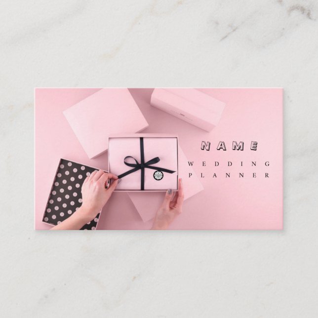 Carte de visite wedding planner (Devant)