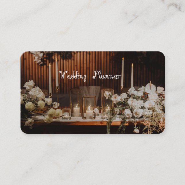 Carte De Visite Wedding planner (Devant)
