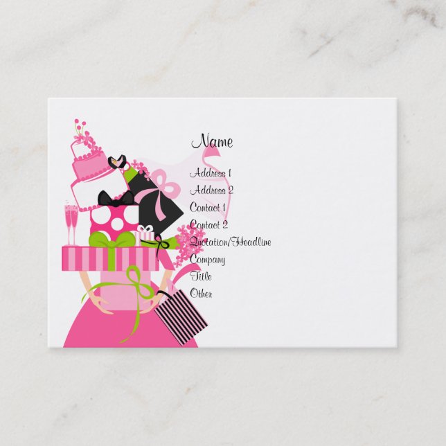 Carte De Visite Wedding planner (Devant)