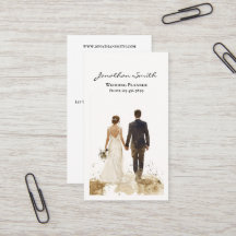 Carte de visite wedding planner