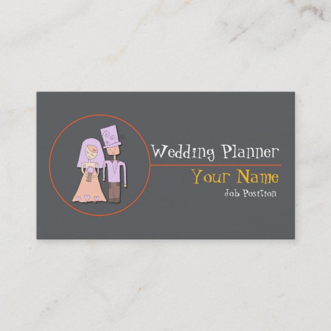 Carte de visite wedding planner (Devant)