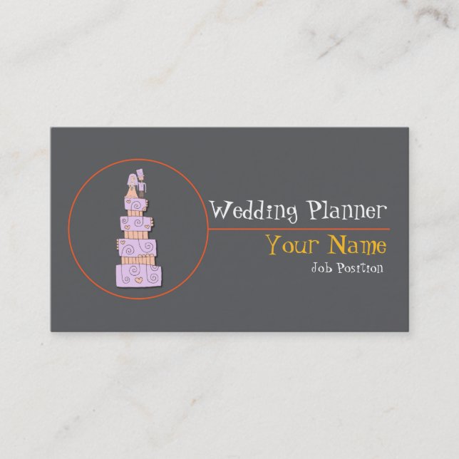Carte de visite wedding planner (Devant)