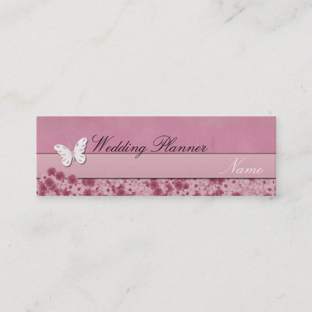 Carte de visite wedding planner (Devant)