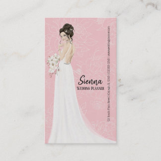 Carte De Visite Wedding planner choisir la couleur arrière - plan
