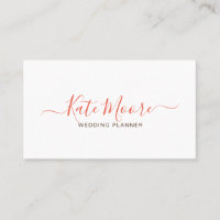 Wedding planner de nom de script minimaliste