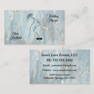 Carte de visite Wedding planner de Parties scintil
