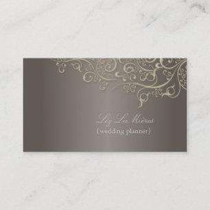 Carte De Visite Wedding planner de PixDezines, remous de titane