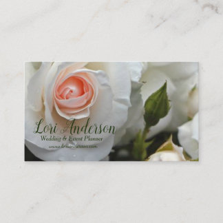 Carte de visite Wedding planner de White Roses