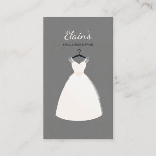 Carte De Visite Wedding planner nuptiale de boutique de robe de