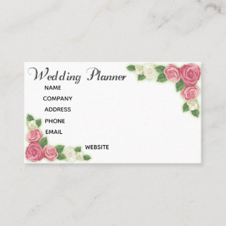 Carte de visite Wedding planner personnalisable