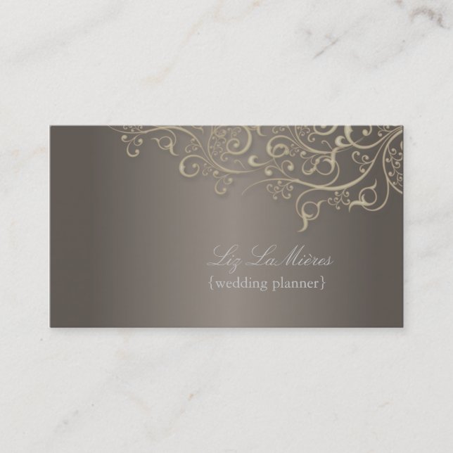 Carte De Visite Wedding planner PixDezines, tournois de titane (Devant)