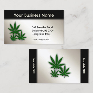 Carte De Visite Weed Business double face antique